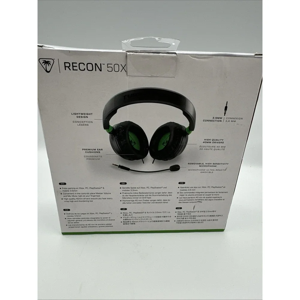 Turtle Beach Recon-50X Wired Headset Designed‎ for Gaming
